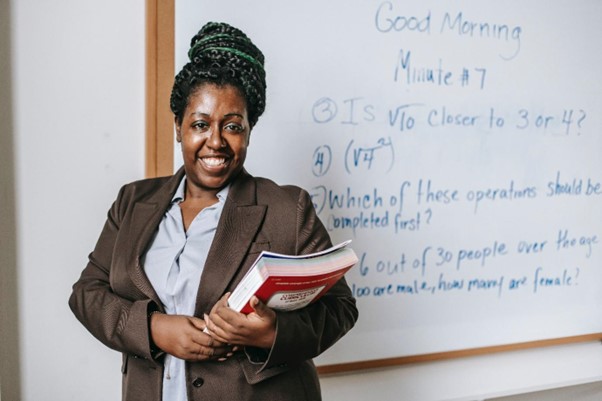 Female teacher Smiling