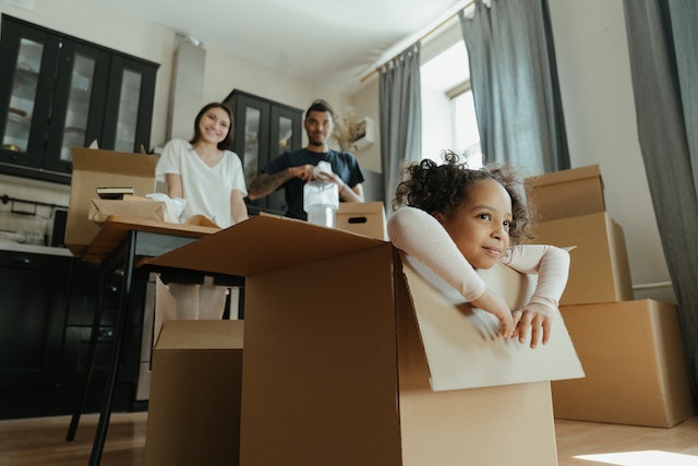 Family getting ready to relocate